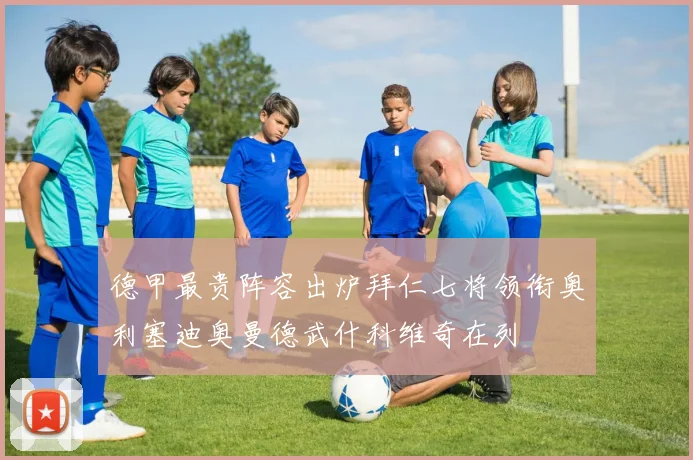 德甲最贵阵容出炉拜仁七将领衔奥利塞迪奥曼德武什科维奇在列
